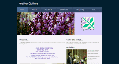 Desktop Screenshot of heatherquilters.org.uk